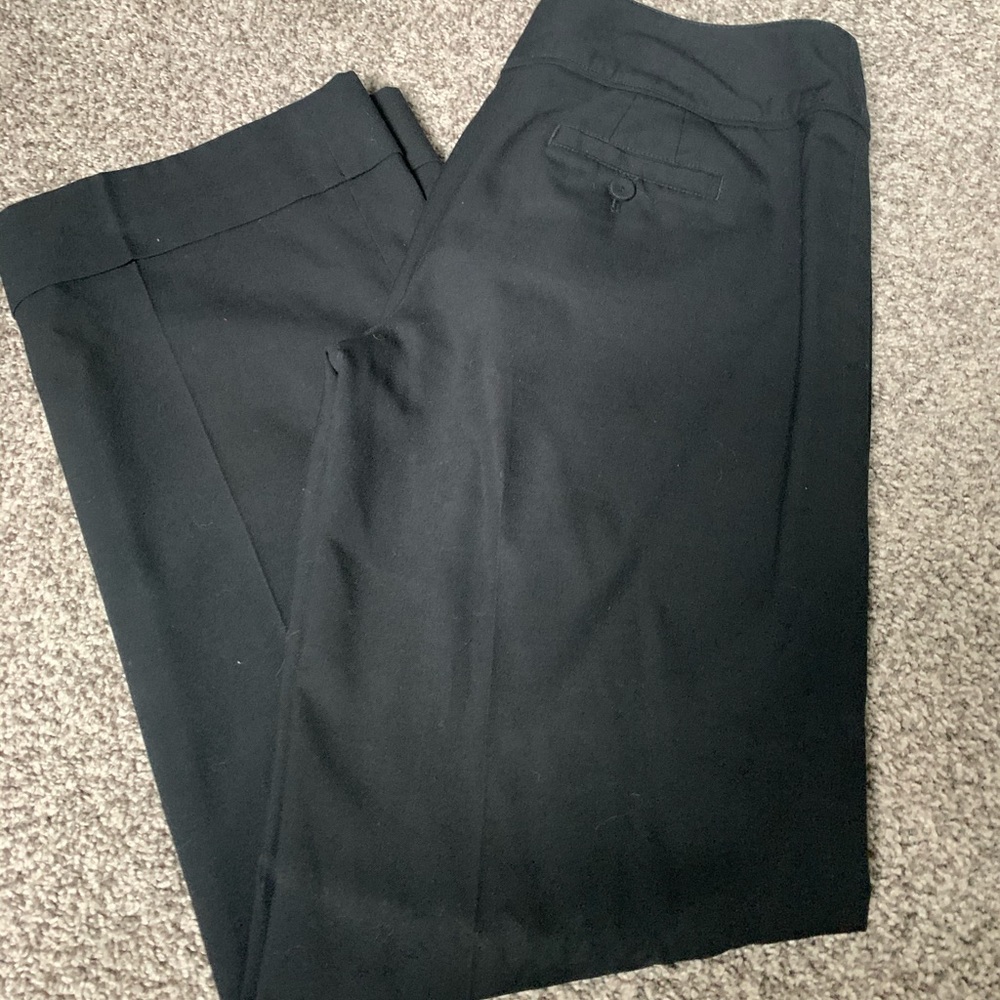 Ann Taylor black lined slacks